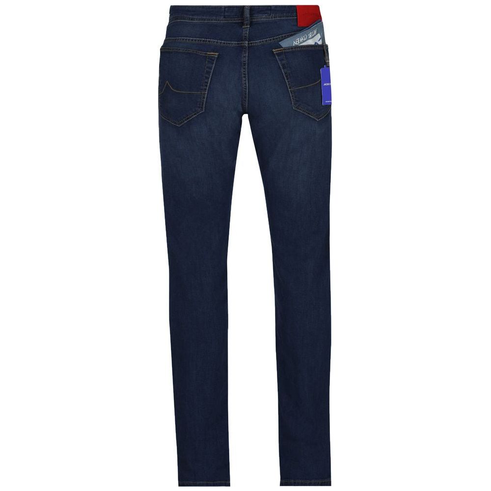 Jacob Cohen Sleek Dark Blue Slim Fit Denim Elegance blue-cotton-jeans-pant-62 product-11660-1501458508-a8746eef-f3c.jpg