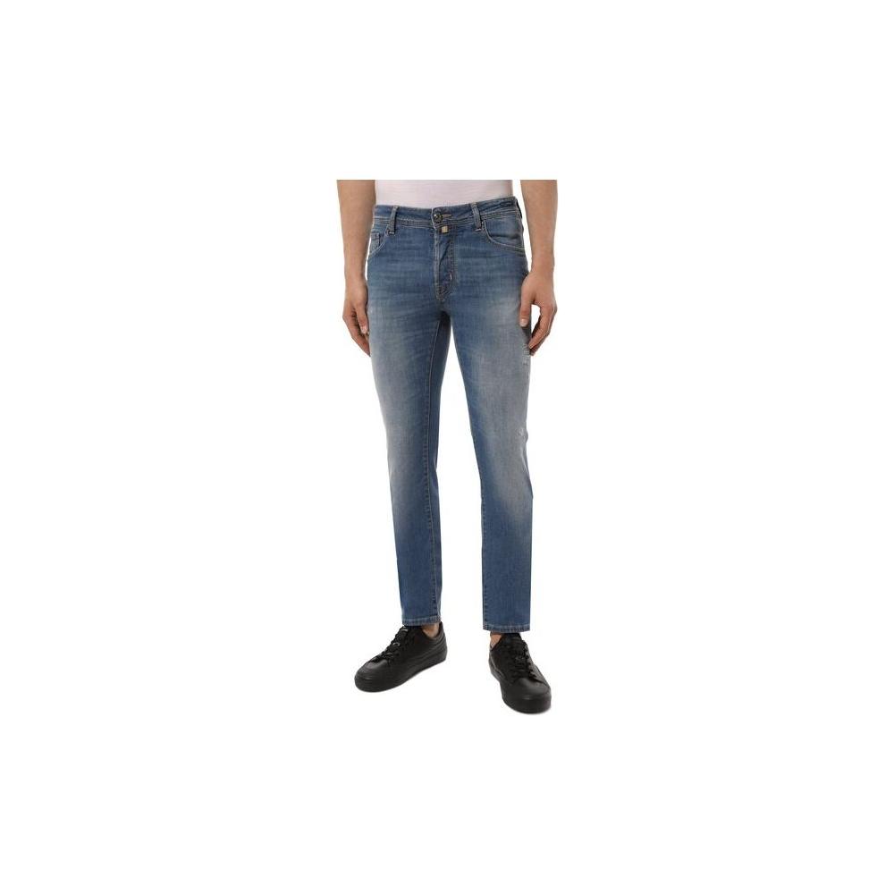 Jacob Cohen Chic Light Blue Slim Fit Bard Jeans light-blue-cotton-jeans-pant-9 product-11672-1730730567-347438a8-8f5.jpg