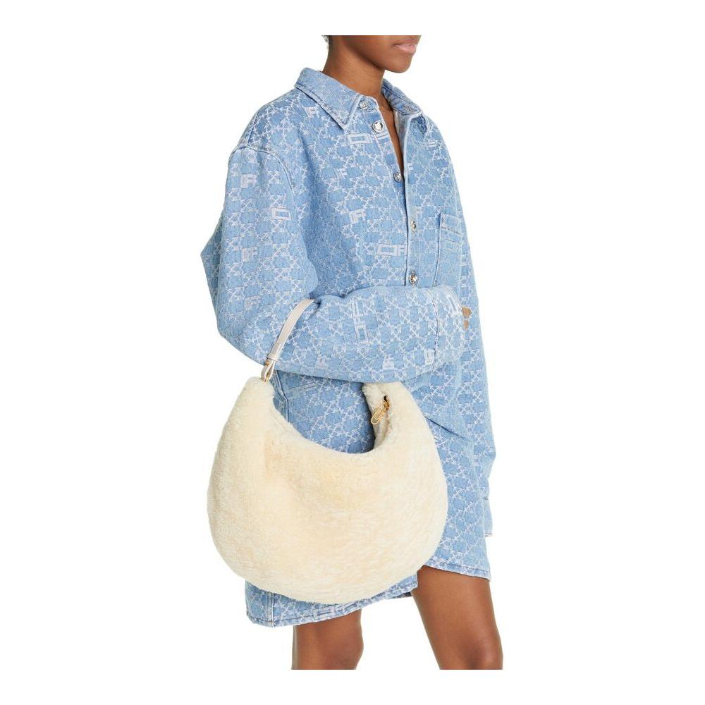 Off-White Cream Shearling Wool Chic Shoulder Bag white-shearling-handbag-1 product-11685-501648742-4-6c2843c8-5e4.jpg