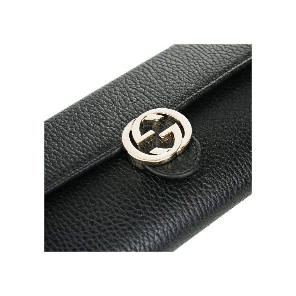 Gucci Elegant Calfskin Leather Chain Wallet black-leather-wallet-4 product-11924-1953175925-91e8c826-e7b.jpg