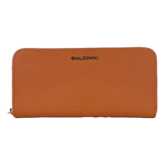 Baldinini Trend Elegant Orange Leather Wallet with Zipper orange-leather-wallet product-12280-306259210-ef0b2c97-b11.jpg