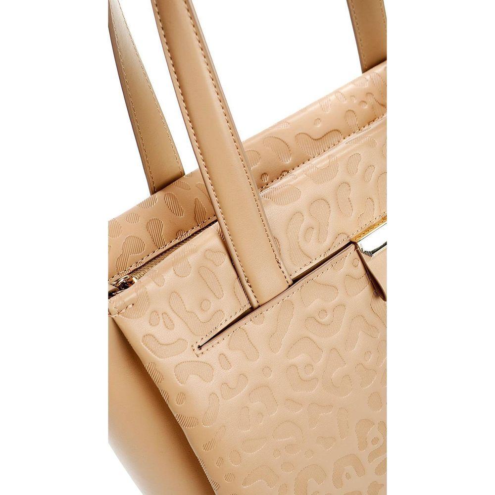 Cavalli Class Elegant Spotted Print Calfskin Shoulder Bag beige-leather-di-calfskin-shoulder-bag-1 product-12338-1059671023-5a0f16c2-0b9.jpg