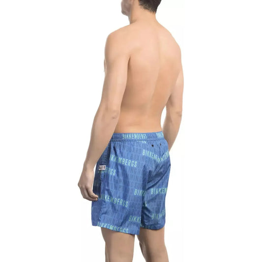 Bikkembergs Blue All-Over Print Swim Shorts blue-polyester-swimwear-9 product-22007-1374760715-23-c9380f6b-53c.webp