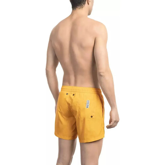 BikkembergsSleek Orange Swim Shorts with Iconic Tape DetailMcRichard Designer Brands£79.00