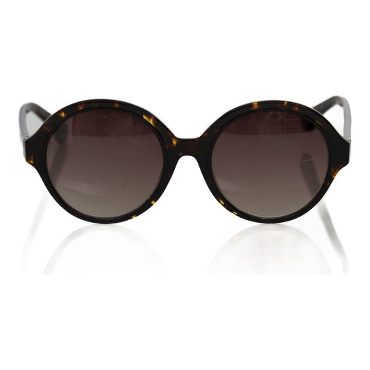 Frankie Morello Chic Black Turtle Pattern Round Sunglasses black-acetate-sunglasses-7 product-22071-1147384233-46-scaled-e4b93288-0d3.jpg
