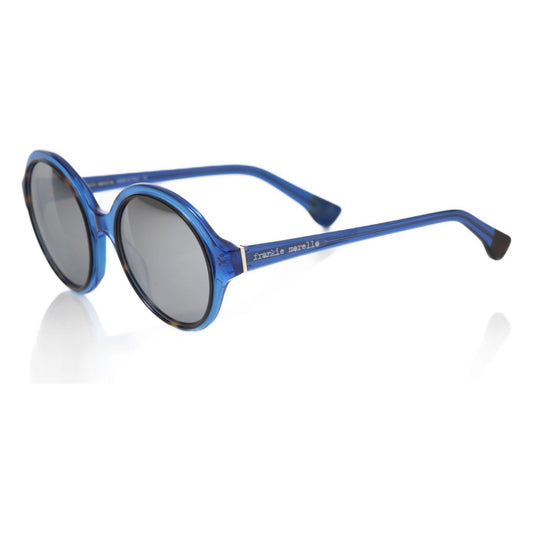 Frankie Morello | Blue Acetate Sunglasses| McRichard Designer Brands   