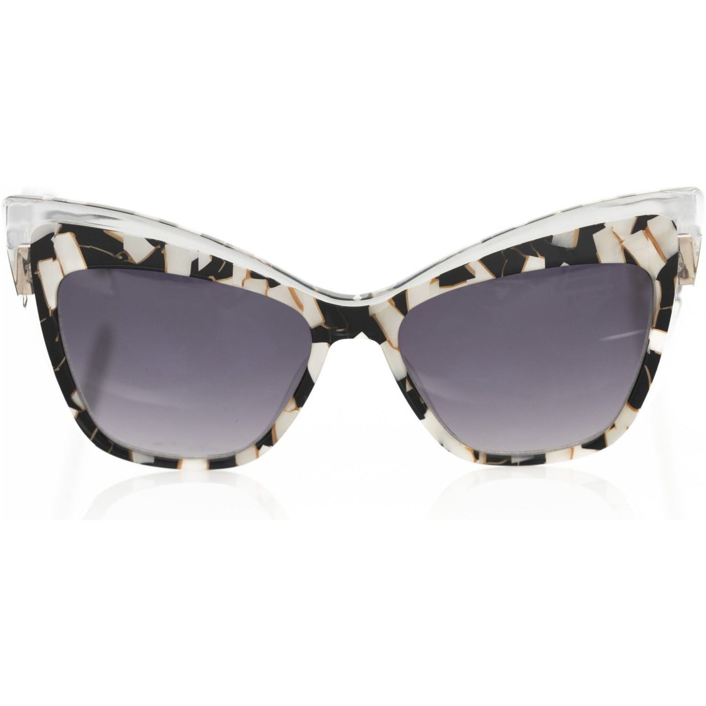 Chic Cat Eye Sunglasses with Pearly Accent Frankie Morello