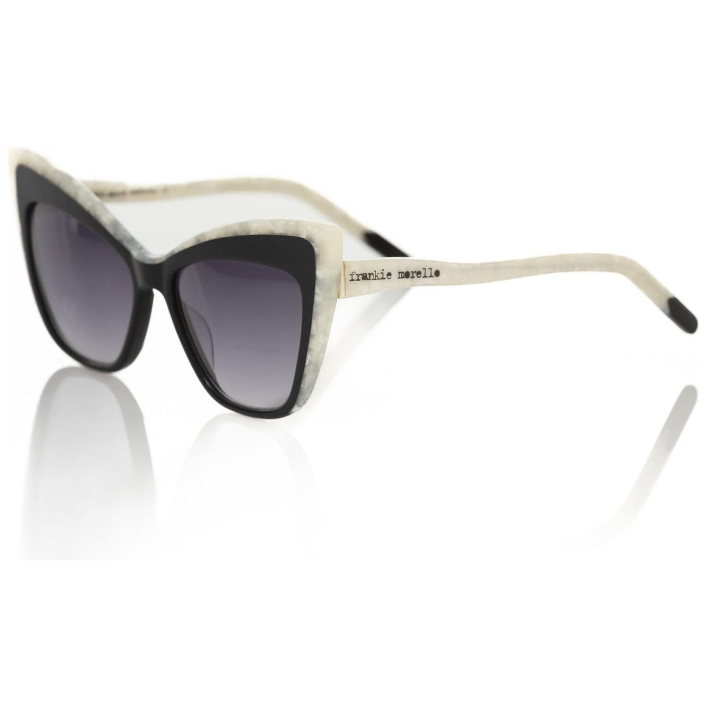 Chic Cat Eye Sunglasses with Pearly Accents Frankie Morello