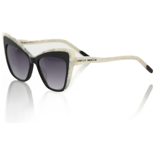 Frankie Morello | Black Acetate Sunglasses| McRichard Designer Brands   