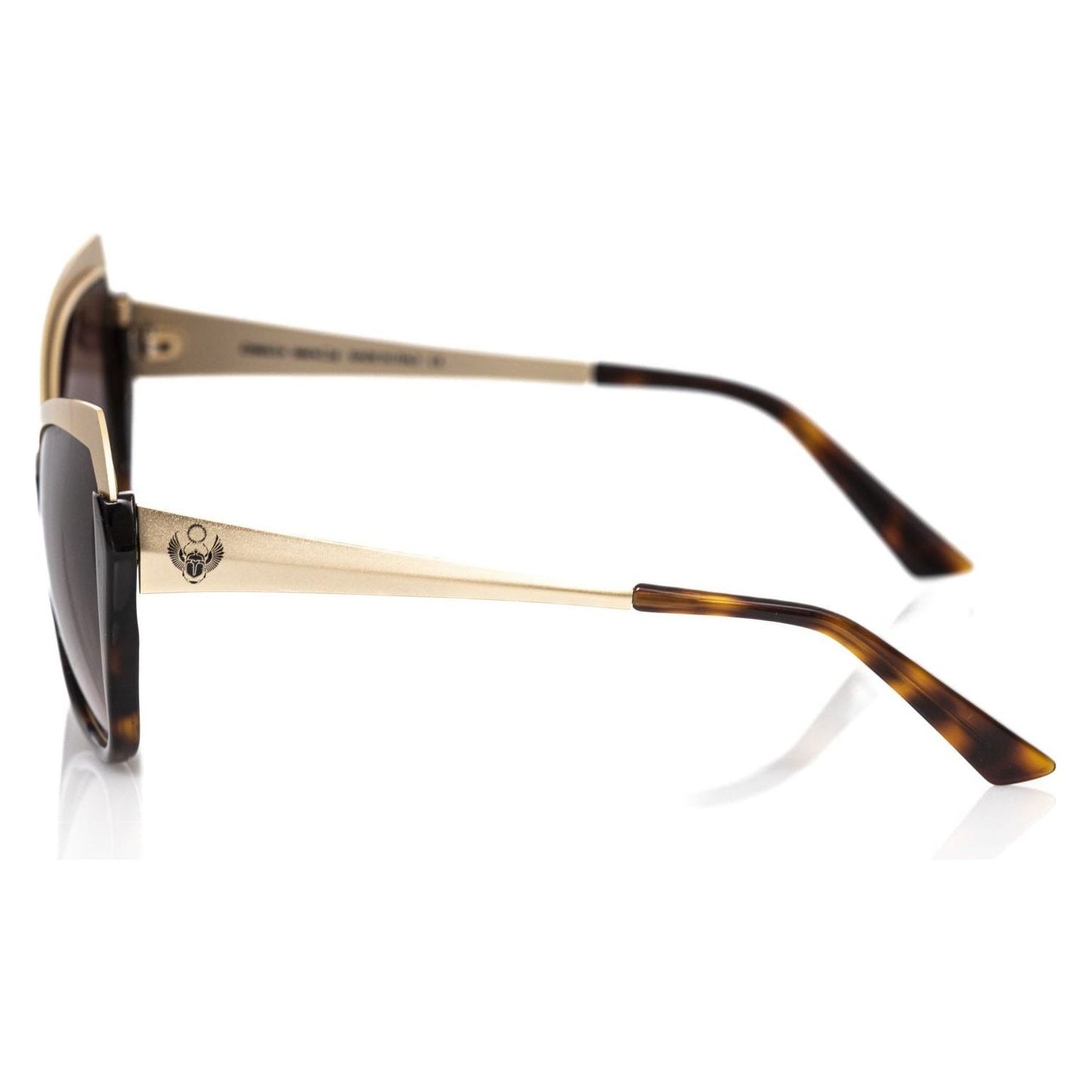 Chic Cat Eye Sunglasses with Gold Accents Frankie Morello