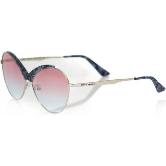 Frankie Morello | Blue Metallic Fibre Sunglasses| McRichard Designer Brands   