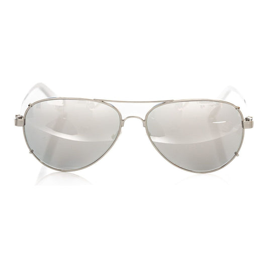 Frankie Morello | Silver Metallic Fibre Sunglasses| McRichard Designer Brands   