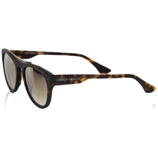 Frankie Morello | Brown Acetate Sunglasses| McRichard Designer Brands   