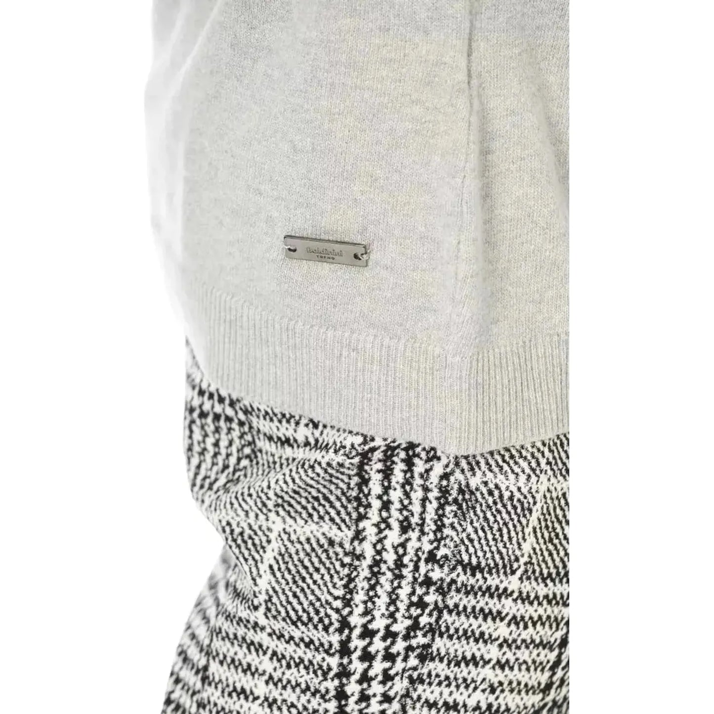 Baldinini Trend Elegant Crew Neck Monogram Sweater gray-wool-sweater-4 product-22335-797094826-21-0d804804-f7f.webp