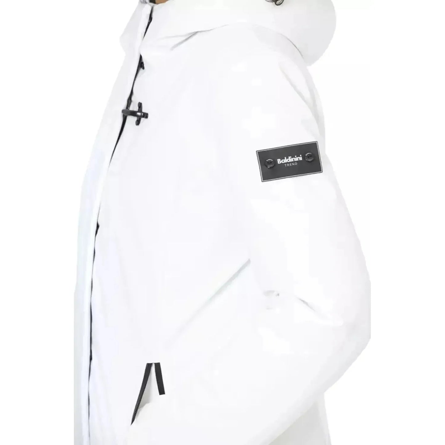 Baldinini Trend Sleek White Down Jacket with Adjustable Hood white-polyester-jackets-coat-3 product-22355-1718362274-18-f21088fd-5c5.webp