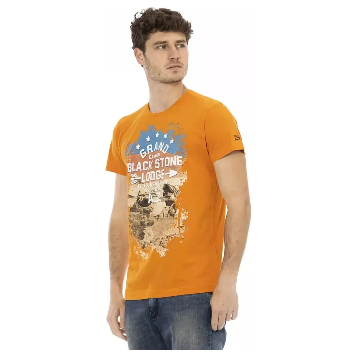 Trussardi ActionOrange Short Sleeve Round Neck T-ShirtMcRichard Designer Brands£59.00