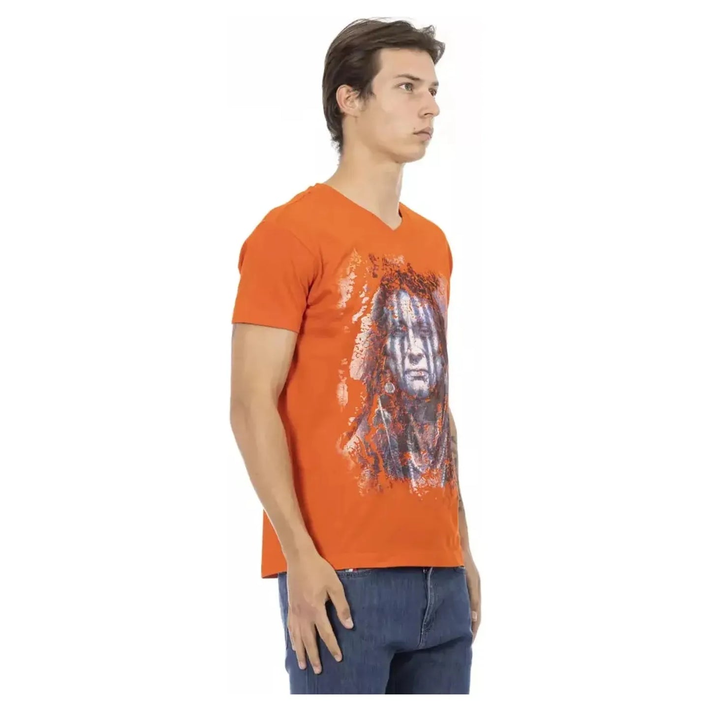 Trussardi ActionElegant V-Neck Tee with Vibrant Front PrintMcRichard Designer Brands£59.00