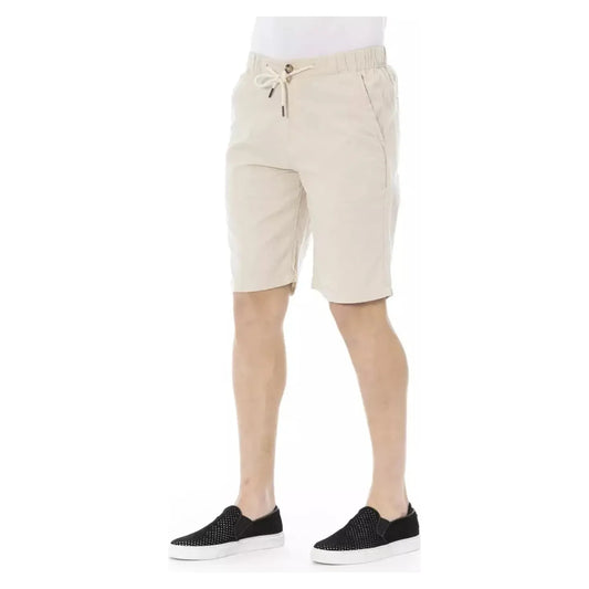 Baldinini Trend Beige Cotton Bermuda Shorts with Drawstring Closure beige-cotton-short-7 product-23218-269206818-37-e1ceb563-3bb.webp