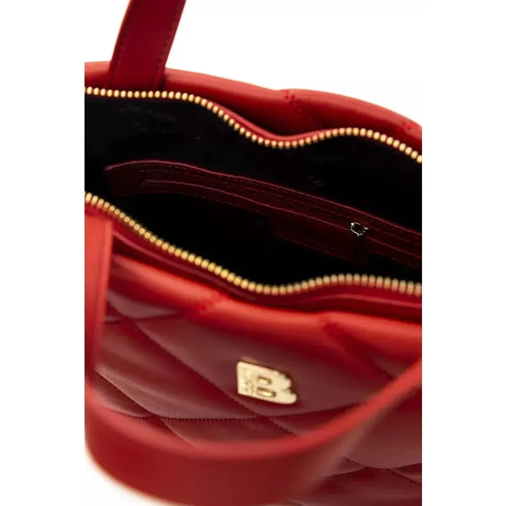 Baldinini Trend Elegant Red Leather Shoulder Bag with Golden Accents red-polyethylene-shoulder-bag-1 product-23261-1620869253-1044e4c2-f3e.webp
