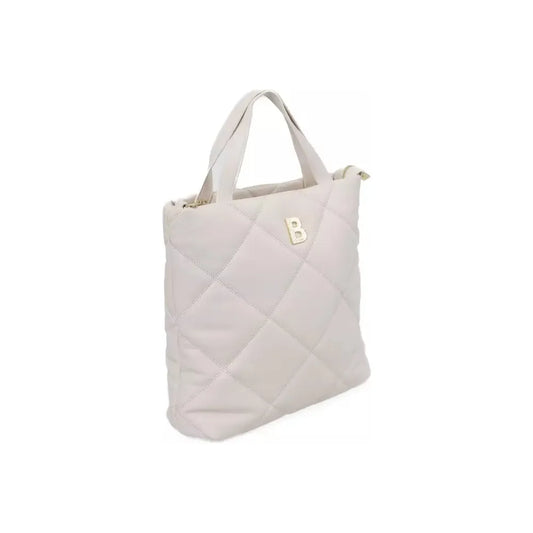 Baldinini Trend Elegant Beige Shoulder Bag with Golden Accents beige-polyethylene-shoulder-bag-6 product-23262-1917422941-1-1d10c85d-3ba.webp