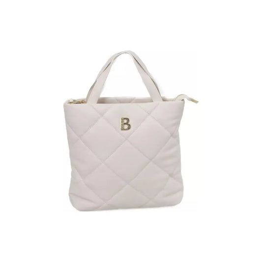 Baldinini Trend Elegant Beige Shoulder Bag with Golden Accents beige-polyethylene-shoulder-bag-6 product-23262-1923343121-1-13562fd6-c32.webp