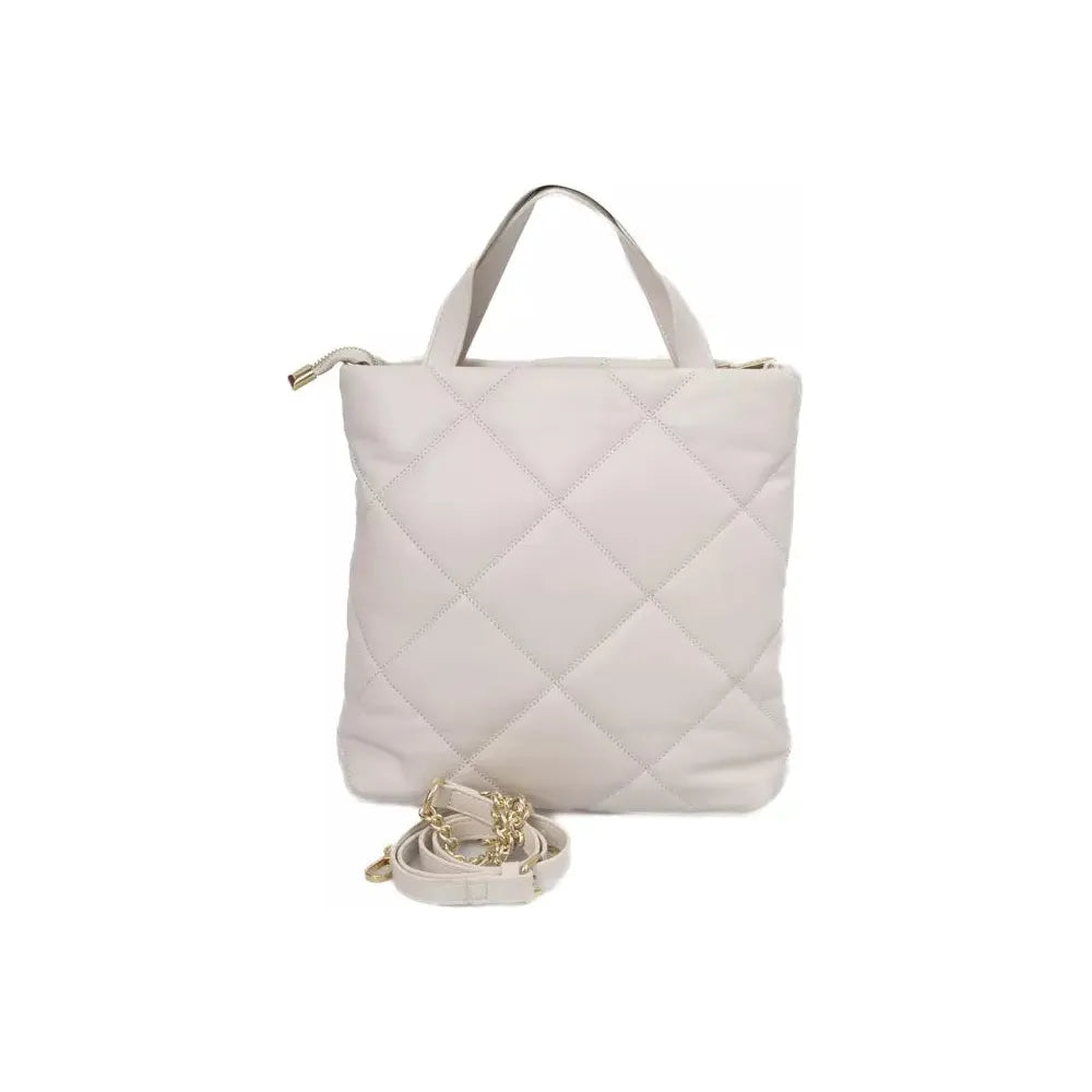 Baldinini Trend Elegant Beige Shoulder Bag with Golden Accents beige-polyethylene-shoulder-bag-6 product-23262-1938774523-ff957de9-043.webp