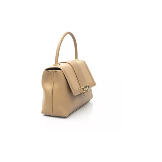 Baldinini Trend Beige Chic Shoulder Bag with Golden Details beige-polyethylene-handbag-4 product-23279-1622691160-2-6f368ece-5d8.webp