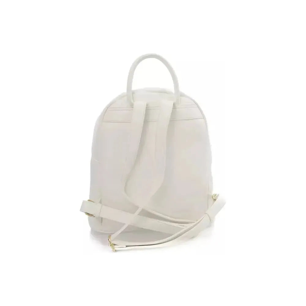 Baldinini Trend Chic White Backpack with Golden Accents white-polyethylene-backpack product-23289-639089674-e1ccd2a5-136.webp