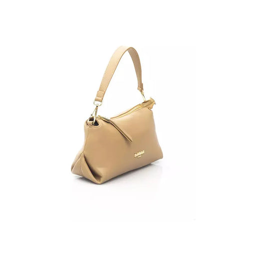 Baldinini Trend Elegant Beige Shoulder Bag with Golden Accents beige-polyethylene-handbag-1 product-23299-1387866215-1-fbc52857-33c.webp