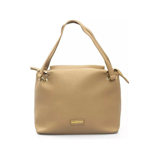 Baldinini Trend Beige Zip Shoulder Bag with Golden Details beige-polyethylene-shoulder-bag-4 product-23302-1838413420-2-3c23cea1-3db.webp