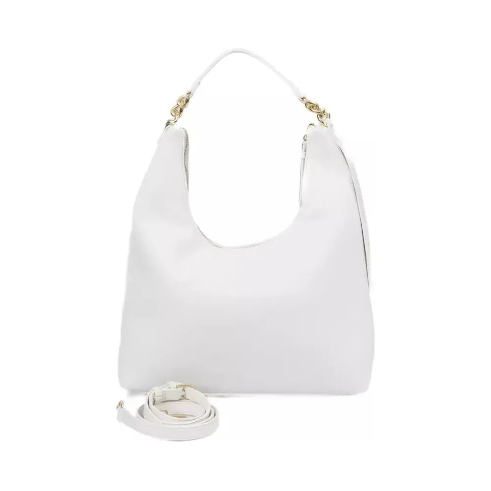 Baldinini Trend Chic White Shoulder Bag with Golden Accents white-polyethylene-shoulder-bag product-23318-582004202-40969217-76f.webp