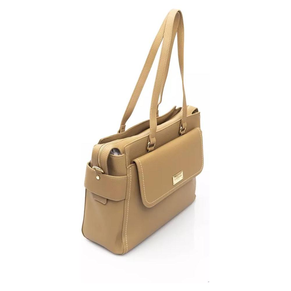Baldinini Trend Elegant Beige Shoulder Bag With Golden Accents elegant-beige-shoulder-bag-with-golden-accents-1 product-23333-145670309-1-64430726-de6.jpg