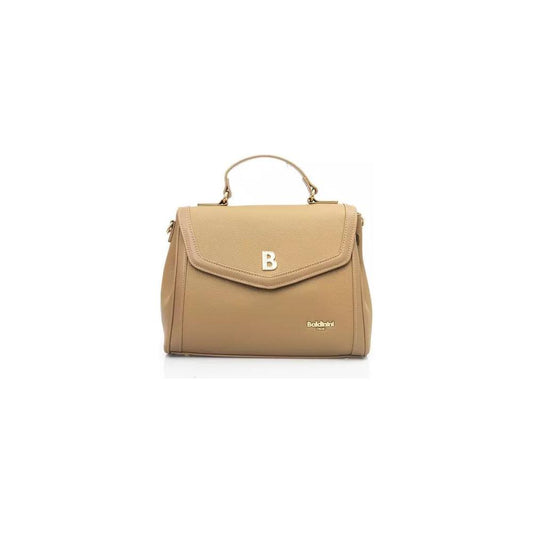 Baldinini Trend Elegant Beige Shoulder Bag with Golden Details beige-polyethylene-handbag-6 product-23337-1145715724-1-7bd7a816-fc7.jpg