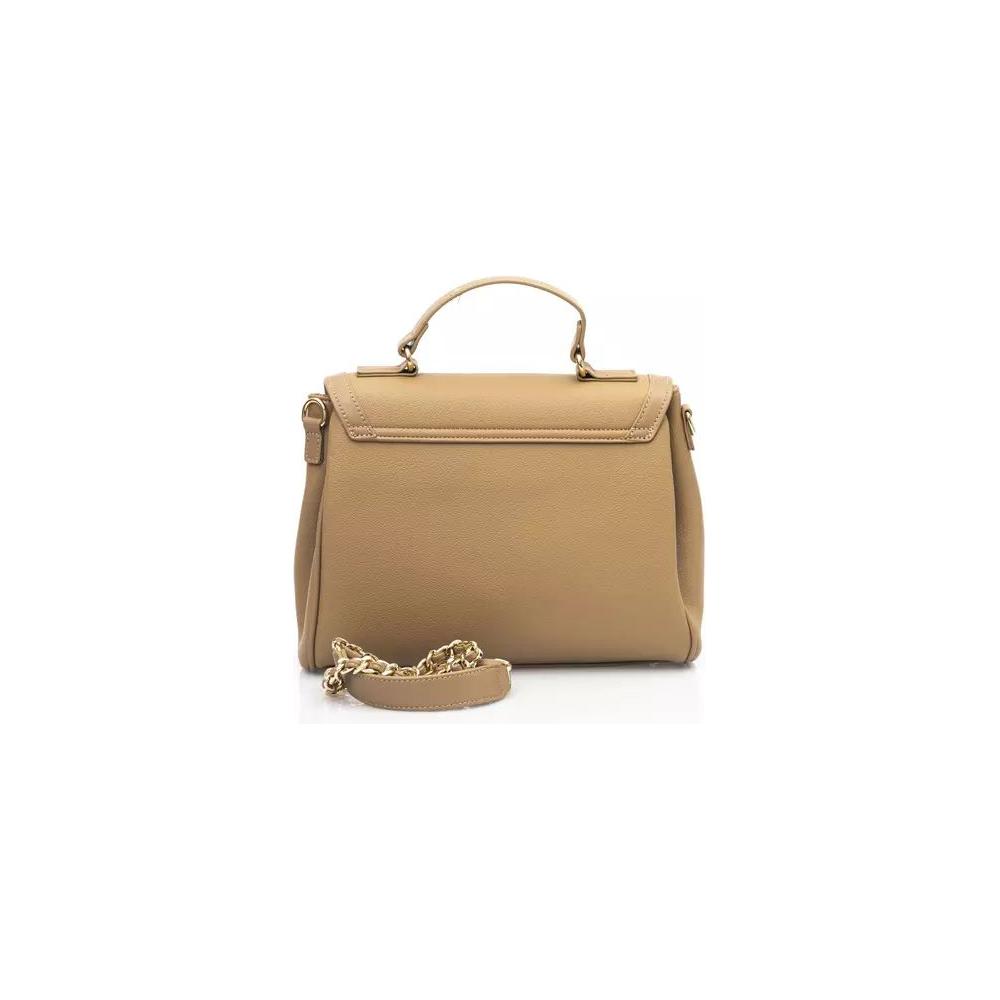 Baldinini Trend Elegant Beige Shoulder Bag with Golden Details beige-polyethylene-handbag-6 product-23337-1781649555-1-985b15e1-96c.jpg