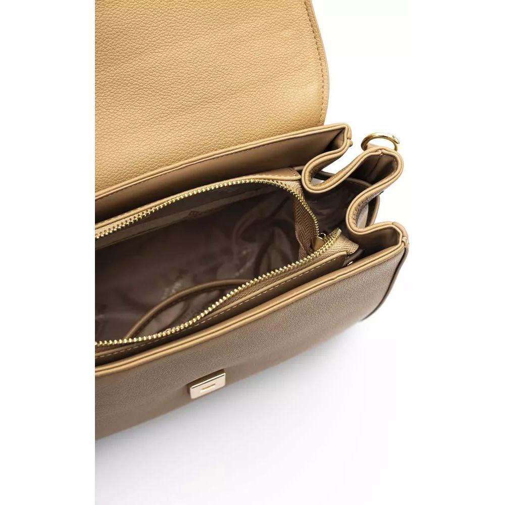 Baldinini Trend Elegant Beige Shoulder Bag with Golden Details beige-polyethylene-handbag-6 product-23337-1935462460-1-59f5a230-e7e.jpg