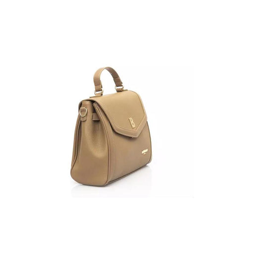 Baldinini Trend Elegant Beige Shoulder Bag with Golden Details beige-polyethylene-handbag-6 product-23337-24223256-1-6173c3be-9aa.jpg