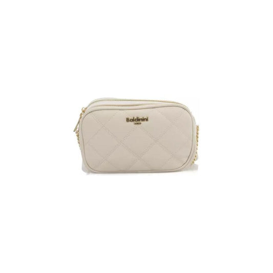 Baldinini Trend Beige Double Compartment Shoulder Bag with Golden Accents beige-polyethylene-shoulder-bag-5 product-23349-561211281-2-931eb810-af3.jpg