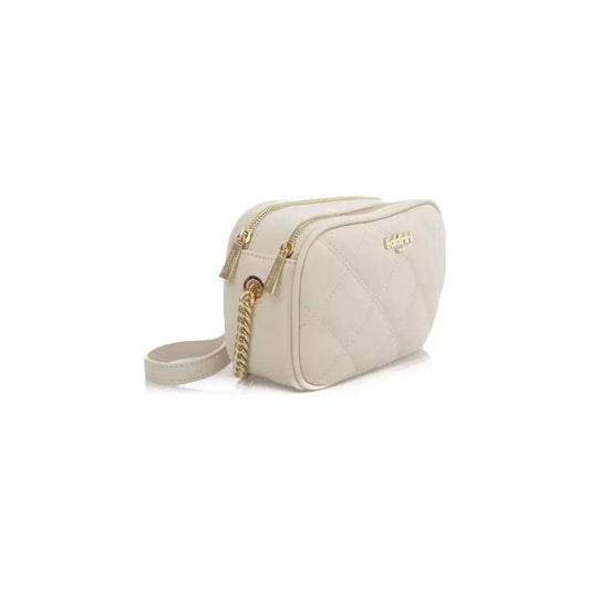 Baldinini Trend Beige Double Compartment Shoulder Bag with Golden Accents beige-polyethylene-shoulder-bag-5 product-23349-626043468-2-97cb0c72-0ec.jpg