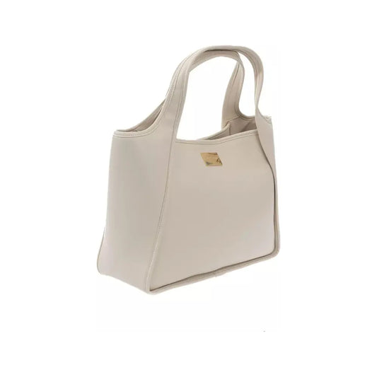 Baldinini Trend Chic Beige Magnetic Closure Handbag beige-polyuretane-handbag product-23365-488757931-793b4565-552.webp
