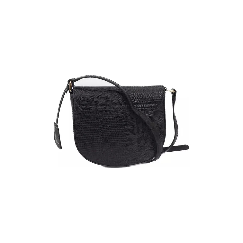 Baldinini TrendElegant Black Shoulder Flap Bag with Golden AccentsMcRichard Designer Brands£159.00