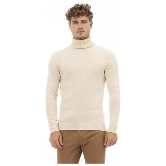 Alpha Studio Beige Turtleneck Sweater with Fine Rib Detail beige-alpaca-leather-sweater-4 product-23429-1389040548-2-ed332ae4-1c7.webp