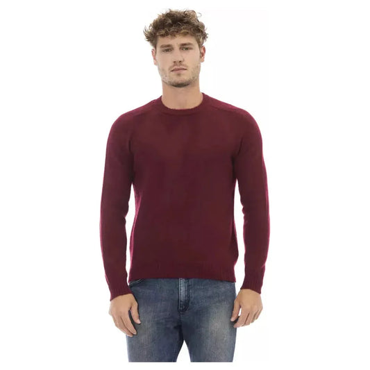 Alpha Studio Classic Crewneck Crimson Sweater red-lw-sweater product-23431-941534851-5bcef234-5f6.webp