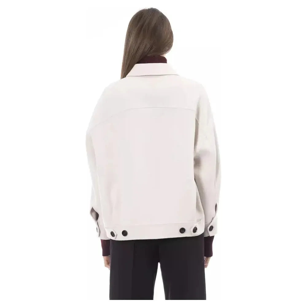 Alpha StudioChic Woolen White Shirt JacketMcRichard Designer Brands£259.00