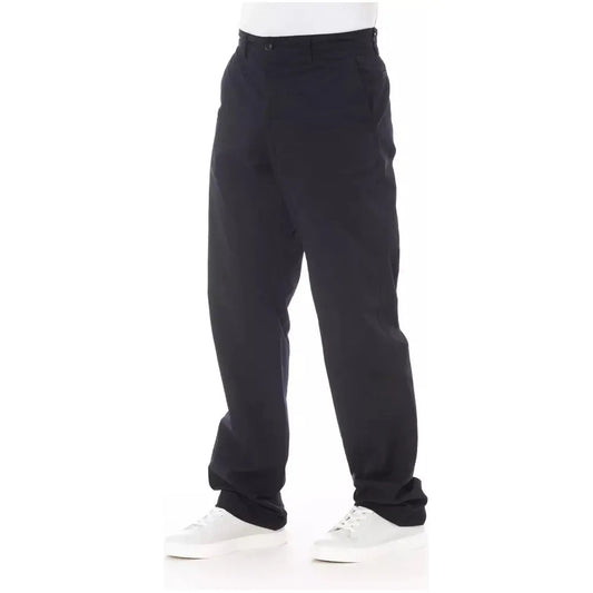 Alpha Studio Chic Contrasting Stitch Cotton Pants blue-cotton-jeans-pant-33 product-23569-1136916630-a473349e-eb1.webp