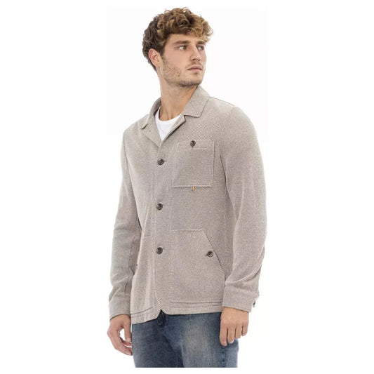 Distretto12 Beige Cotton Blend Chic Jacket for Men beige-cotton-blazer-3 product-23620-1802578084-1-b8708ed5-7bc.webp