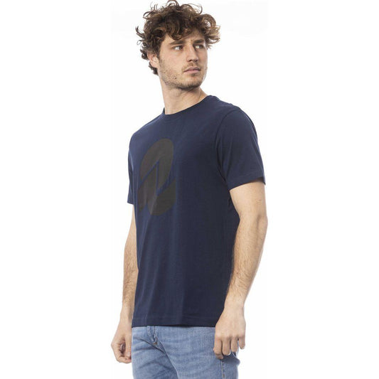 Invicta | Blue Cotton T-Shirt| McRichard Designer Brands   
