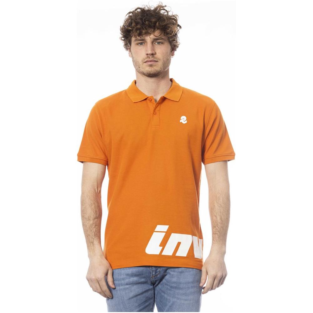 Invicta Elegant Orange Short Sleeve Polo for Men orange-cotton-polo-shirt-1