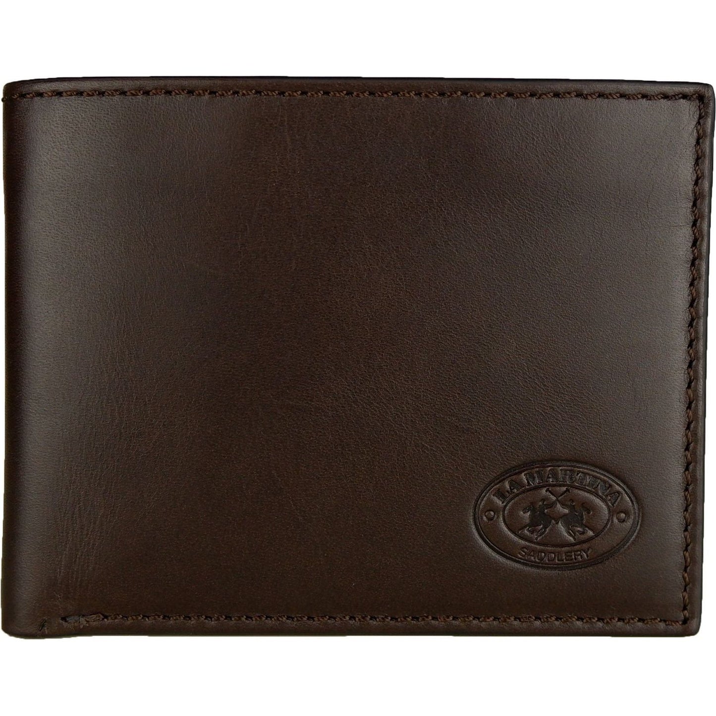 La Martina Elegant Dark Brown Leather Wallet la-martina-wallet-3 MAN WALLETS product-6700-2048846908-scaled-351fc607-d7f.jpg