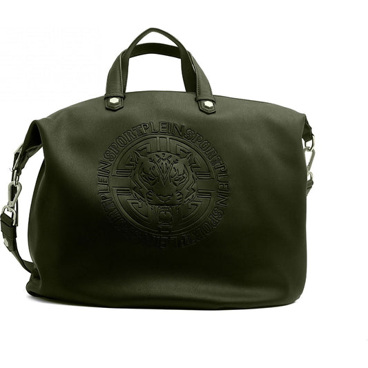 Plein Sport Chic Army Green Crossbody Shopper Bag verde-polyester-shoulder-bag WOMAN SHOPPERS product-7580-2041756368-50b08881-55a.jpg