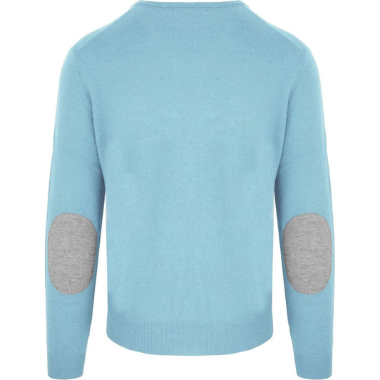 Malo | Light Blue Wool Sweater - McRichard Designer Brands